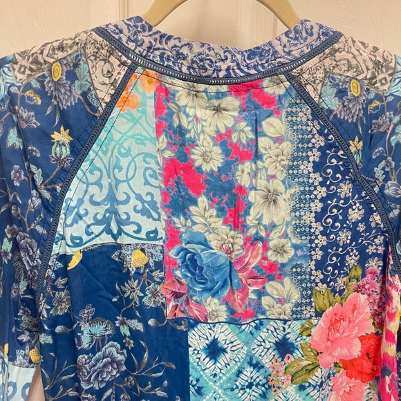 Feathers by Tolani Colorful Multi Pattern Dress - Picture 13 of 14